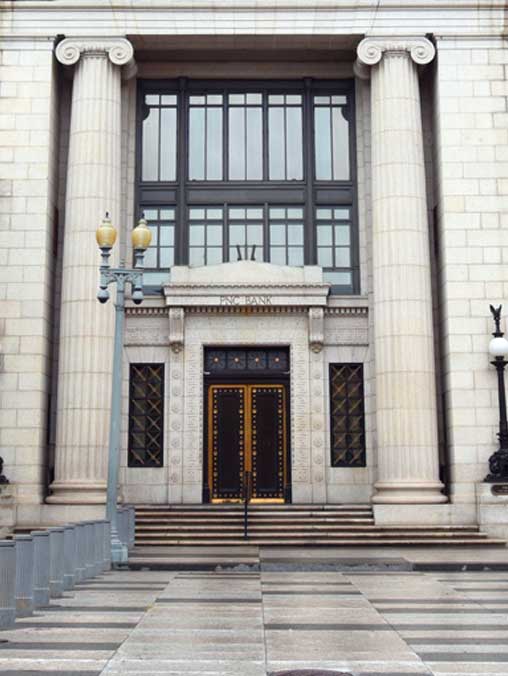 PNC Bank doorway
